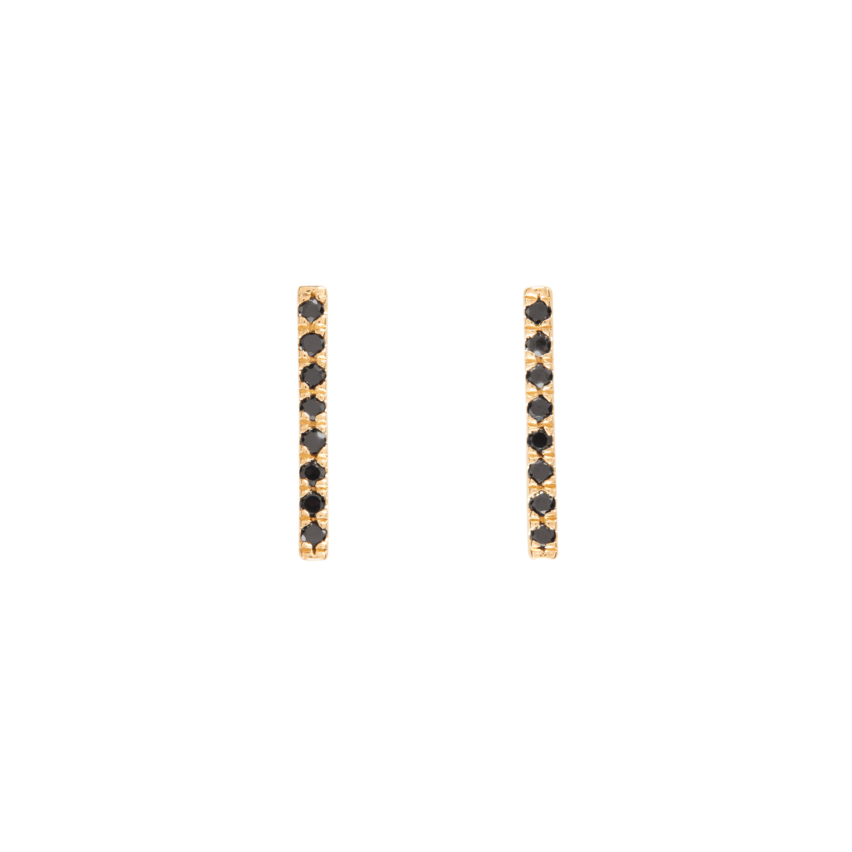 Diamond Bar Earrings