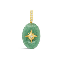 Load image into Gallery viewer, Small Oval Cabochon Starburst Pendant
