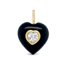 Load image into Gallery viewer, Black Onyx Heart Pendant
