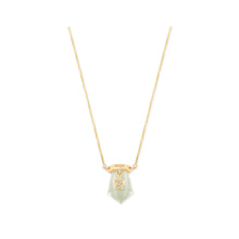 Load image into Gallery viewer, Celestial Star Necklace- Green Amethyst
