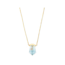 Load image into Gallery viewer, Celestial Star Necklace- Blue Topaz
