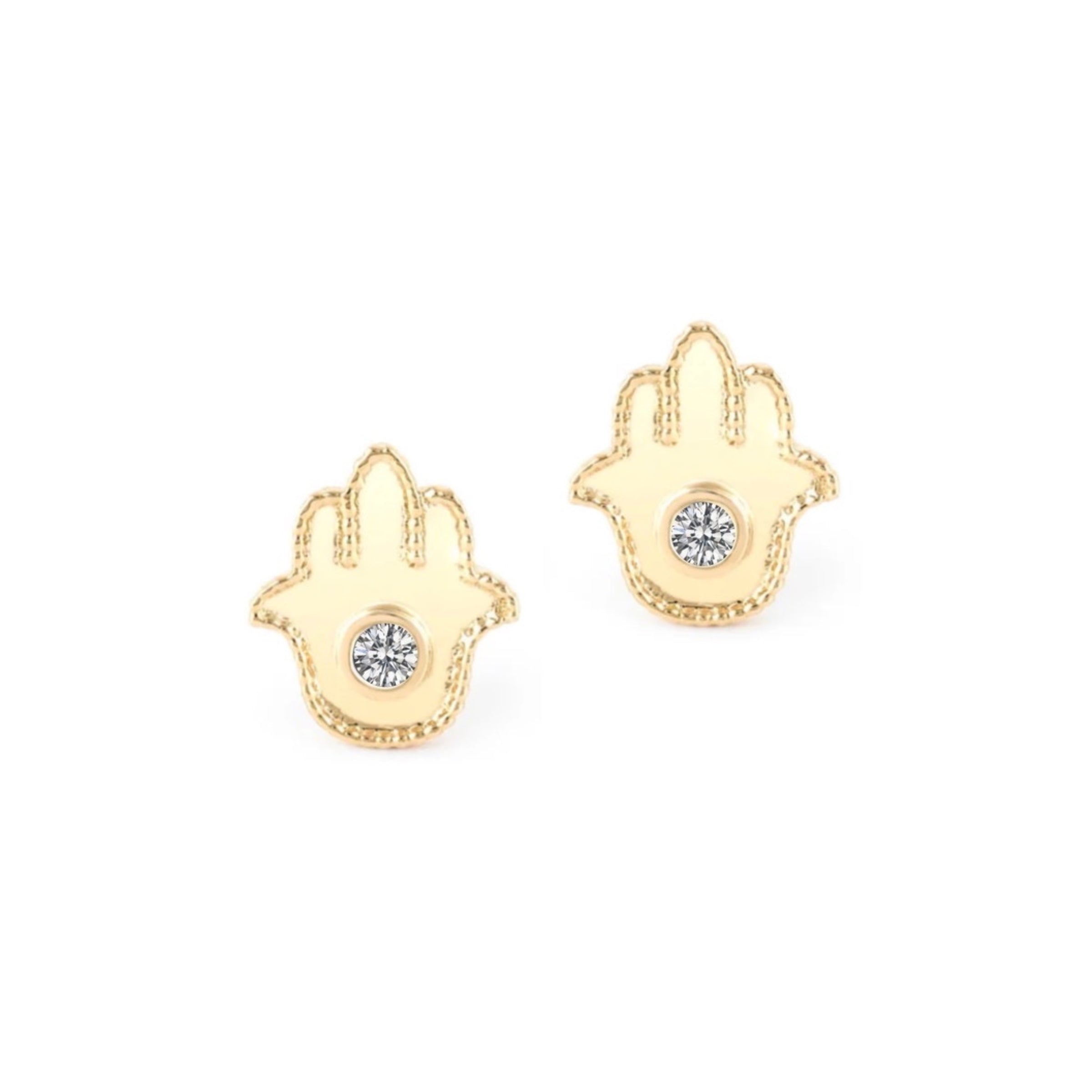 Good Fortune Hamsa Studs