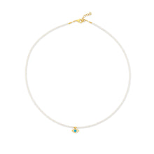 Load image into Gallery viewer, Protection Tiny Gemstone Necklace
