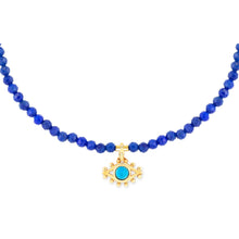 Load image into Gallery viewer, Protection Tiny Gemstone Necklace
