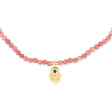 Load image into Gallery viewer, Good Fortune Tiny Gemstone Necklace
