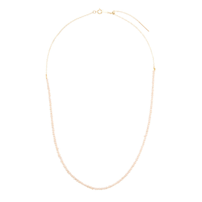 tiny gem-pearl necklace