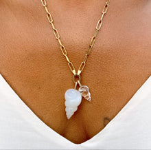 Load image into Gallery viewer, white onyx tulip shell
