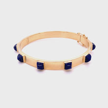 Load and play video in Gallery viewer, Lapis Pyramid Bracelet
