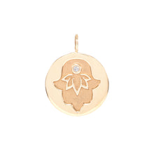 Load image into Gallery viewer, Hamsa Charm - GOOD FORTUNE
