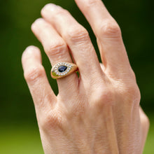 Load image into Gallery viewer, East West Sapphire Ring
